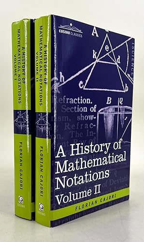 Imagen del vendedor de A History of Mathematical Notations a la venta por Leakey's Bookshop Ltd.