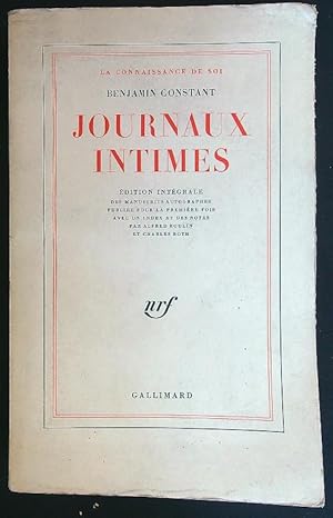 Imagen del vendedor de Journaux Intimes a la venta por Librodifaccia