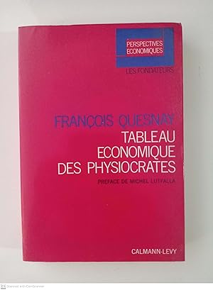 Bild des Verkufers fr Tableau economique des physiocrates zum Verkauf von Llibres Capra