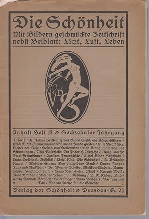 Seller image for Die Schnheit, 16. Jg., Heft 12. Mit Bildern geschmckte Zeitschrift nebst Beiblatt: Licht, Luft, Leben. for sale by Fundus-Online GbR Borkert Schwarz Zerfa