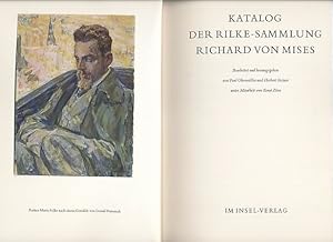 Seller image for Katalog der Rilke-Sammlung Richard von Mises. Unter Mitarbeit v. Ernst Zinn. for sale by Fundus-Online GbR Borkert Schwarz Zerfa