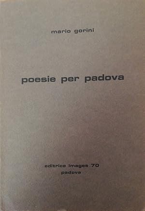Seller image for POESIE PER PADOVA for sale by libreria minerva