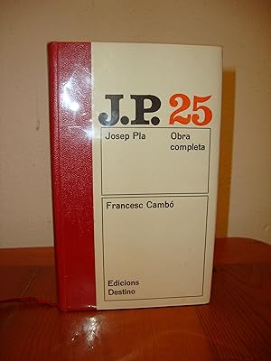 Imagen del vendedor de OBRA COMPLETA, 25. FRANCESC CAMBO (DESTINO) a la venta por Libropesa