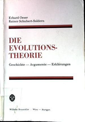 Bild des Verkufers fr Die Evolutionstheorie : Geschichte - Argumente - Erklrungen. zum Verkauf von books4less (Versandantiquariat Petra Gros GmbH & Co. KG)