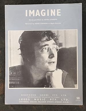 Imagine - Recorded By John Lennon on Apple Records - Sheet Music