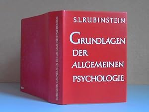 Grundlagen der Allgemeinen Psychologie Übersetzung aus dem Russischen