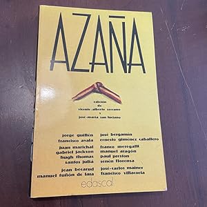 Image du vendeur pour Azaa mis en vente par Kavka Libros
