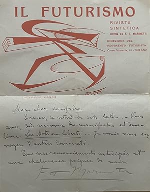 Handwritten letter to. Paul Neuhuys