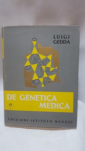Seller image for De Genetica Medica. Pars Tertia Flavus for sale by Cambridge Rare Books
