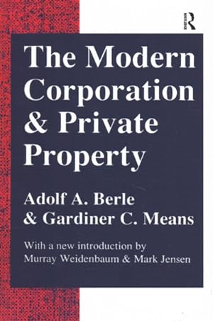 Immagine del venditore per Modern Corporation and Private Property venduto da GreatBookPrices