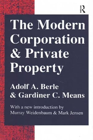 Immagine del venditore per Modern Corporation and Private Property venduto da GreatBookPrices