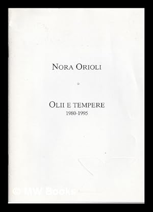 Immagine del venditore per Olii e tempere 1980-1995 venduto da MW Books