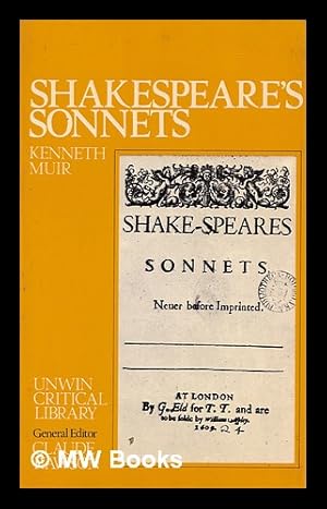 Imagen del vendedor de Shakespeare's sonnets / Kenneth Muir a la venta por MW Books