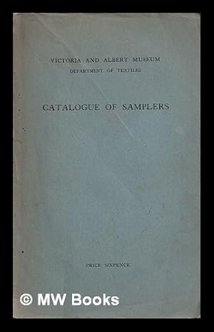 Seller image for Catalogue of samplers for sale by MW Books