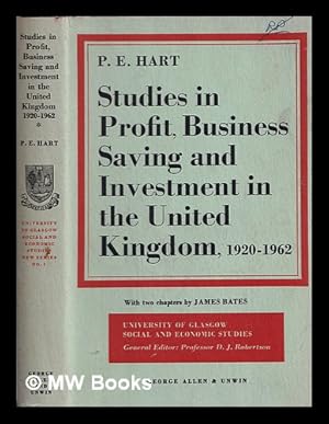 Seller image for Studies in profit, business saving, and investment in the United Kingdom, 1920-1962 for sale by MW Books