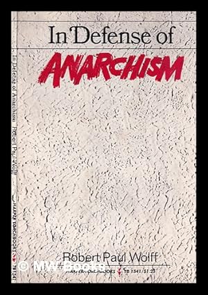 Bild des Verkufers fr In defense of anarchism zum Verkauf von MW Books