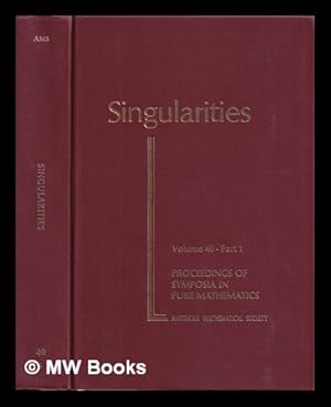 Immagine del venditore per Singularities : Part 1 / edited by Peter Orlik venduto da MW Books