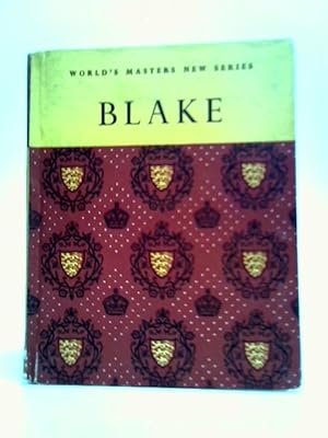 Bild des Verkufers fr William Blake (World Masters - New Series) zum Verkauf von World of Rare Books