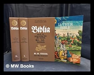 Seller image for Biblia : the Luther Bible of 1534 : Complete Facsimile Edition from the Workshop of Lucas Cranach / Introduction, Stephan Fssel. Complete in 2 Volumes with A Cultural-Historical Introduction (in a separate booklet) by Stephen Fussel for sale by MW Books