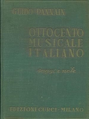 Bild des Verkufers fr Ottocento musicale italiano zum Verkauf von Librodifaccia