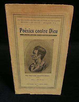 Image du vendeur pour POSIES CONTRE DIEU . mis en vente par Librairie Franck LAUNAI