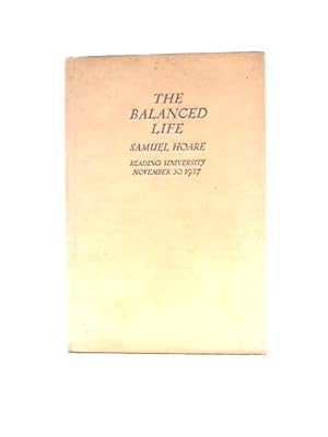 Image du vendeur pour The Balanced Life mis en vente par World of Rare Books