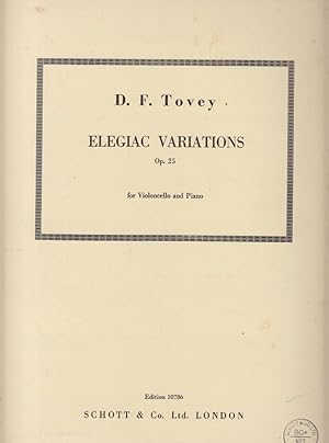 Elegiac Variations, Op.25 - Cello & Piano
