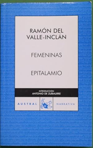 Imagen del vendedor de Femeninas Epitalamio a la venta por Librera Alonso Quijano