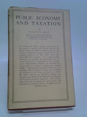Seller image for Public Economy and Taxation for sale by World of Rare Books