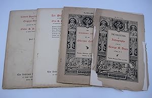 Anderson Art Galleries Catalogues from 1910: No.'s 803, 810, 815 and 816