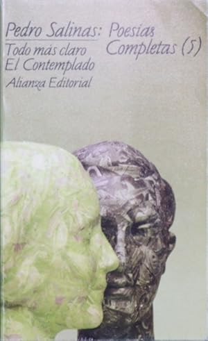 Imagen del vendedor de Todo ms claro ; El Contemplado a la venta por Librera Alonso Quijano