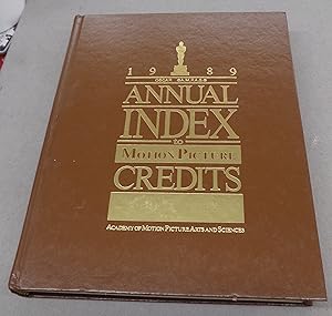 Seller image for Annual Index to Motion Picture Credits 1989 for sale by Baggins Book Bazaar Ltd
