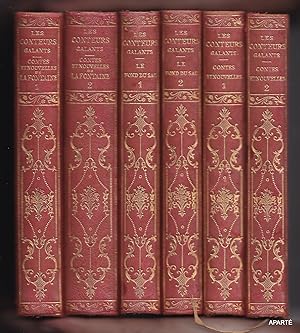 Immagine del venditore per LES CONTEURS GALANTS DES XVIIe et XVIIIe sicles. CONTES ET NOUVELLES en vers par Jean de La Fontaine (2 volumes). LE FOND DU SAC (2 volumes). RECUEIL DES MEILLEURS CONTES en vers de Voltaire, Perrault. (2 volumes).? venduto da Apart