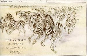 Bild des Verkufers fr Des animaux sauvages vus par un artiste - Cahier de croquis par Ralph Thompson. zum Verkauf von Le-Livre