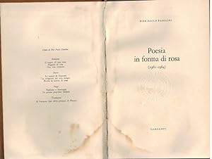 Immagine del venditore per Poesia in forma di rosa venduto da Books di Andrea Mancini