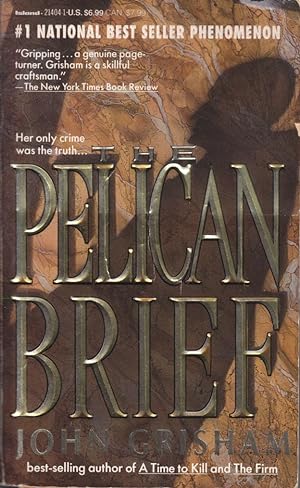 Seller image for The Pelican Brief for sale by Kayleighbug Books, IOBA