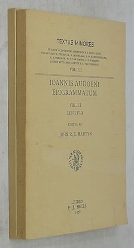 Ioannis Audoeni Epigrammatum (Two Volume Set)