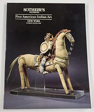 Fine American Indian Art. Sotheby's New York, May 25, 1993. Sale 6427