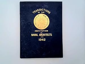 Image du vendeur pour TRANSACTIONS OF THE INSTITUTION OF NAVAL ARCHITECTS VOLUME 84 mis en vente par Goldstone Rare Books