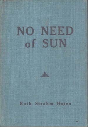 Imagen del vendedor de NO NEED OF SUN a la venta por Neil Shillington: Bookdealer/Booksearch