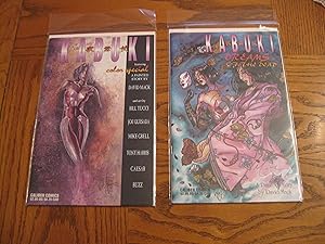 Seller image for David Mack Kabuki Four (4) Comic Books, including: Color Special; Dreams of the Dead NN (One Shot); Kabuki Agents (Scarab) #1, and; One Half (1/2) All four 9.2 or better and signed by Mack! for sale by Clarkean Books