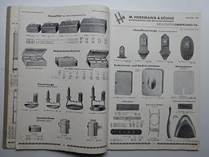 Seller image for Liste Nr. 274 - (Hauptkatalog ber) Garderobe-Stnder, Drehbare Garderob-Arme (Schwenk-Arme), Garderobe-Leisten, Huthaken, Schrimstnder, Verstellbare Schirmhalter, Zeitungshalter, Stammtischstnder, Gongstnder, Wandgongarme, Notenpultstnder, Stahlgong "Luftschutz-Alarm", Gaskocher-Tische, Wasch-Tische, Feuerzeuge, Leuchter, Aschenschalen, Zigarren-Abschneider, Kassetten, Sparbchsen, Wandfeuerzeuge, Medizin-Schrnke, Kfigstnder, Blumenkrippen, Blumenstnder, Blumengitter, Kakteen-Giekannen, Fahnenhalter, Grablaternen, Ofenschirme, Kohlenkasten, Heizkrpger-Gehnge, Heizkrper-Verkleidungen, Obenbleche, Ofenvorsetzer, Kohlenfller, Serien-Briefkasten, Briefeinwrfe, Kastengriffe, Trgriffe, Konsolen, Schiebekastengriffe, Kleiderreiniger, Etiketten-Rahmen, Tr-Feststeller, Trsicherheits-Ketten, Kisten-Schutzecken,Bildersen, Gehmmerte Bleche, Zierngel, Schmiedeeiserne Trknpfe, Trdrcker, Langschilder for sale by Antiquariat Heinzelmnnchen