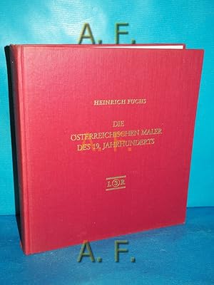Bild des Verkufers fr Die sterreichischen Maler des 19. Jahrhunderts, Band 3: L - R. zum Verkauf von Antiquarische Fundgrube e.U.
