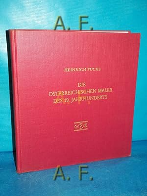 Bild des Verkufers fr Die sterreichischen Maler des 19. Jahrhunderts, Band 2: G - K. zum Verkauf von Antiquarische Fundgrube e.U.