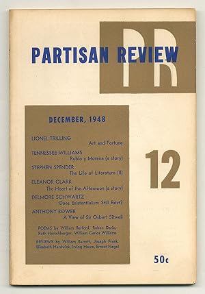 Image du vendeur pour Partisan Review - Volume XV, Number 12, December 1948 mis en vente par Between the Covers-Rare Books, Inc. ABAA