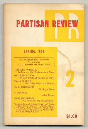 Image du vendeur pour Partisan Review - Vol. XXVI, No. 2, Spring 1959 mis en vente par Between the Covers-Rare Books, Inc. ABAA