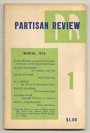 Bild des Verkufers fr Partisan Review - Volume XXII, Number 1, Winter 1955 zum Verkauf von Between the Covers-Rare Books, Inc. ABAA