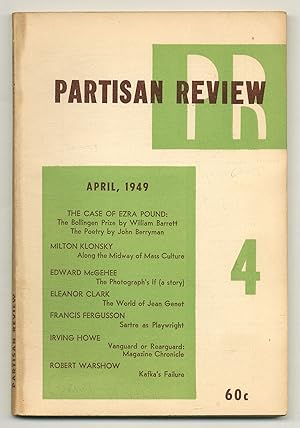 Imagen del vendedor de Partisan Review - Vol. XVI, No. 4, April 1949 a la venta por Between the Covers-Rare Books, Inc. ABAA