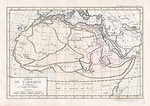 Image du vendeur pour Carte de l'Afrique" - Africa Arfrika Afrique / Karte map mis en vente par Antiquariat Steffen Vlkel GmbH