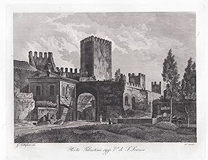 Seller image for Porta Tiburtina oggi d.a. di S. Lorenzo" - Roma Rom Rome / Porta Tiburtina Porta San Lorenzo for sale by Antiquariat Steffen Vlkel GmbH